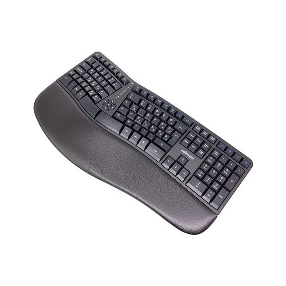 Zalman ZM-K690M Magyar Ergonomikus Billentyűzet + egér Kombó (C-típusú egérrel)