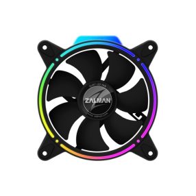 Zalman ZM‑RFD120A 120 mm fekete házventilátor címezhető RGB LED-del