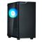 Zalman T4 Plus fekete microATX számítógépház RGB világítással és üveg oldallappal