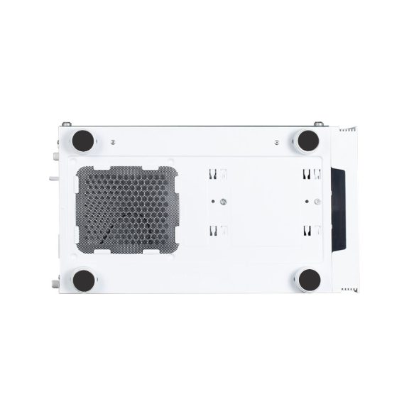 Zalman T4 Plus fehér microATX számítógépház RGB világítással és üveg oldallappal
