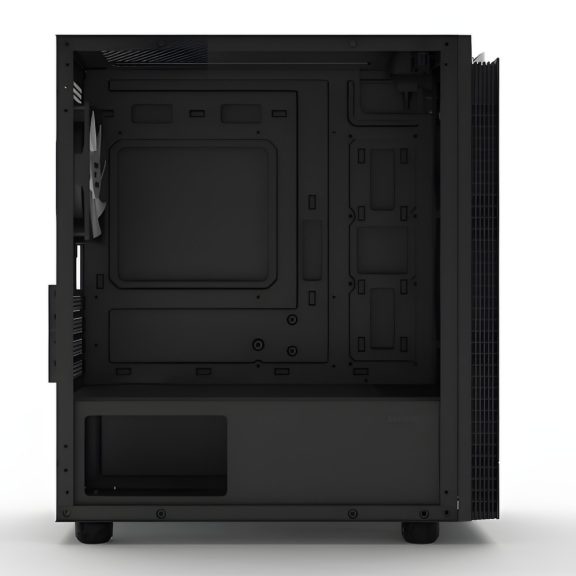 Zalman T4 Plus fekete microATX számítógépház RGB világítással és üveg oldallappal