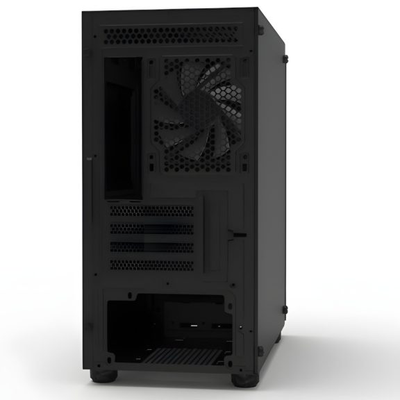 Zalman T4 Plus fekete microATX számítógépház RGB világítással és üveg oldallappal