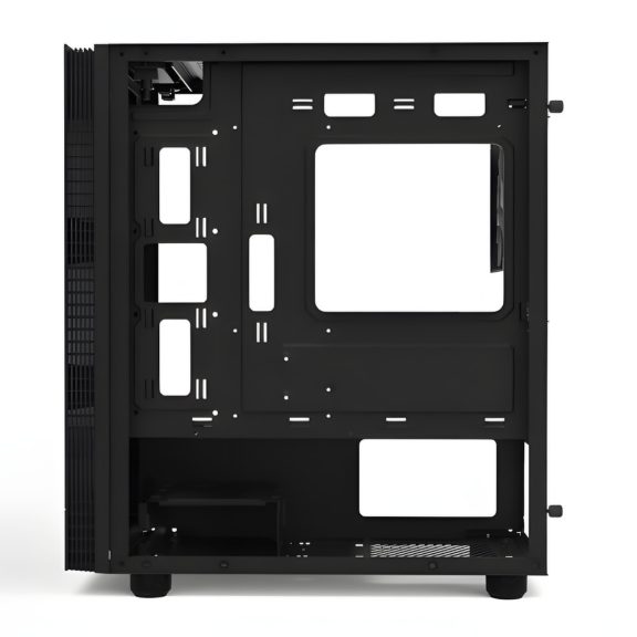 Zalman T4 Plus fekete microATX számítógépház RGB világítással és üveg oldallappal