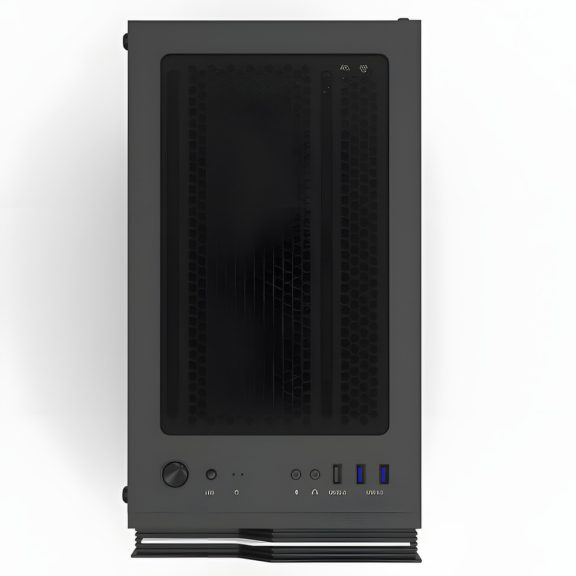 Zalman T4 Plus fekete microATX számítógépház RGB világítással és üveg oldallappal
