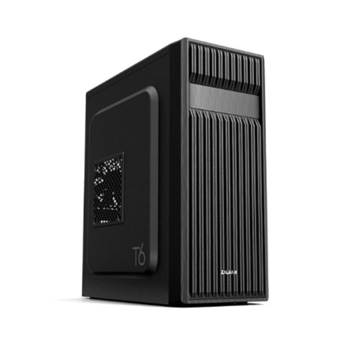 Zalman T6 ATX miditorony számítógépház, kompakt kialakítás, fekete - T6