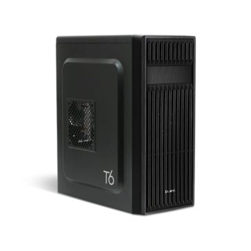   Zalman T6 ATX miditorony számítógépház, kompakt kialakítás, fekete - T6