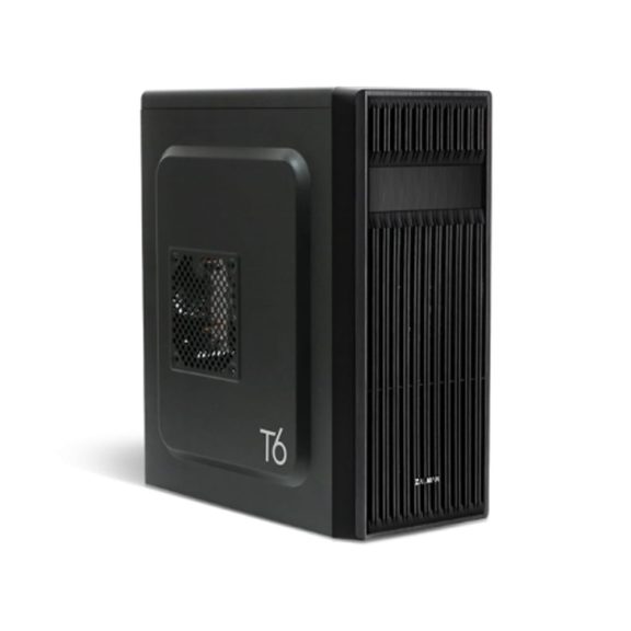Zalman T6 ATX miditorony számítógépház, kompakt kialakítás, fekete - T6