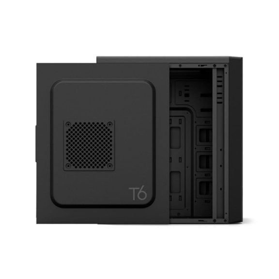 Zalman T6 ATX miditorony számítógépház, kompakt kialakítás, fekete - T6