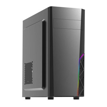   Zalman T8 számítógépház, ATX Mid Tower, RGB világítás, 120mm ventilátor, fekete