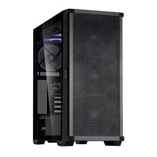 Zalman Z10 számítógépház edzett üveg oldallappal és előre szerelt ventilátorokkal