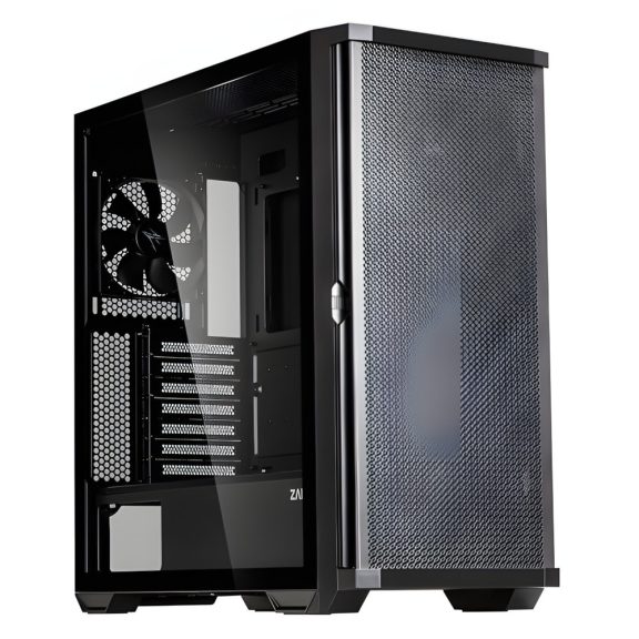 Zalman Z10 számítógépház edzett üveg oldallappal és előre szerelt ventilátorokkal