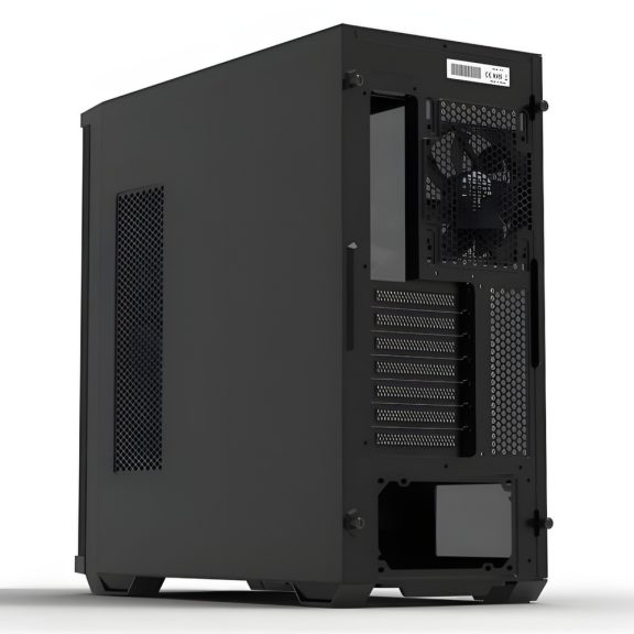 Zalman Z10 számítógépház edzett üveg oldallappal és előre szerelt ventilátorokkal