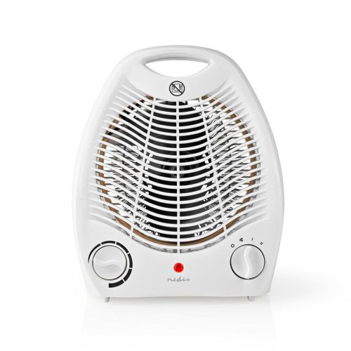 Fan Heater, Teljesítmény:2000 W, Állítható hőmérséklet, Borulás elleni védelem, Fehér