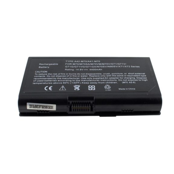 Asus A32-F70 akkumulátor 4400mAh, utángyártott