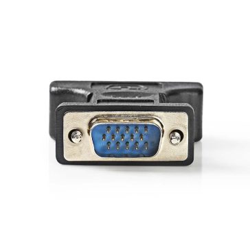 Nedis VGA - DVI-I adapter VGA apa - DVI-I 24+5 anya, fekete