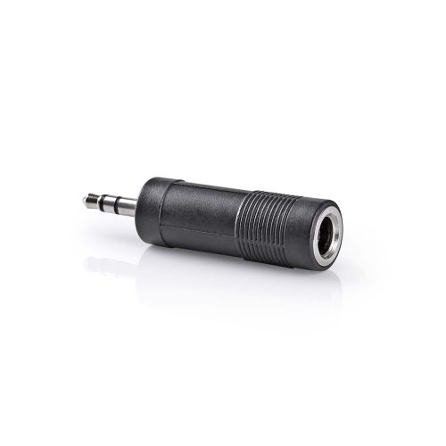 Sztereó audio adapter 1x3.5mm jack dugó - 1x6.3mm jack aljzat