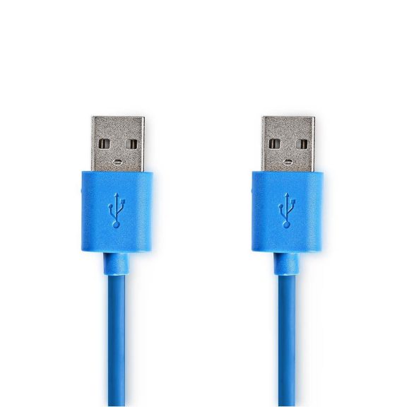 Nedis USB 3.2 Gen1 USB A-A kábel 1.0m, kék