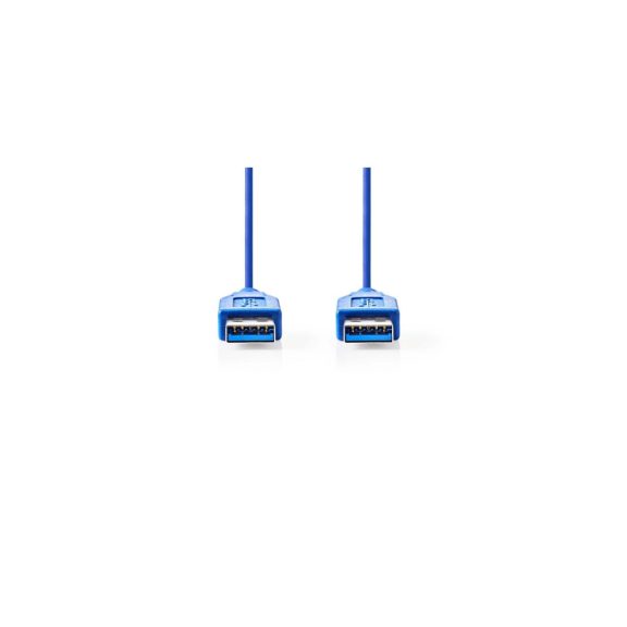 Nedis USB 3.2 Gen1 USB A-A kábel 2.0m, kék