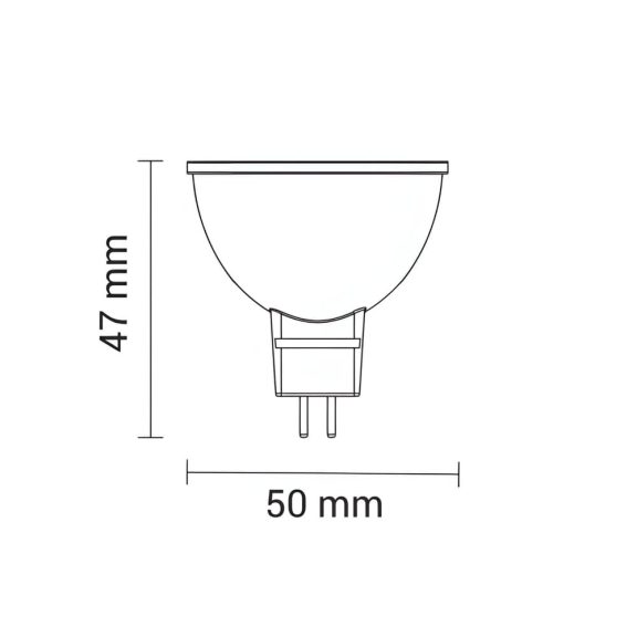 Optonica MR16 LED spotizzó 7W 500 lm 4500K természetes fehér fény