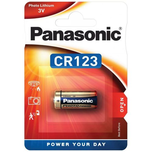 Panasonic Photo Power CR123 3V Lithium elem 1db/cs