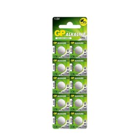 GP LR44 alkáli gombelem, 1.5V, 10 db