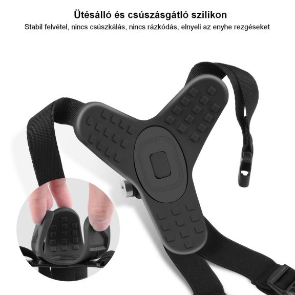 Puluz PU579B akciókamera tartó bukósisakra – narancssárga