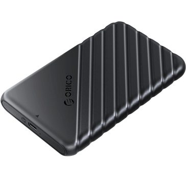   Orico 25PW1-C3 külső ház, 2.5", USB Type-C, SATA3, fekete
