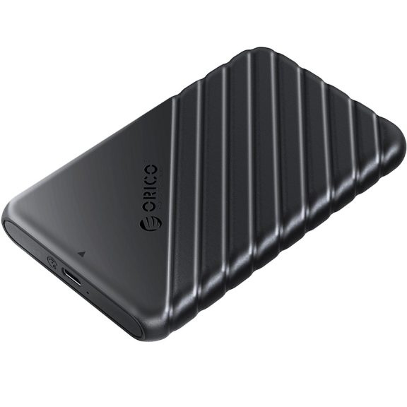Orico 25PW1-C3 külső ház, 2.5", USB Type-C, SATA3, fekete
