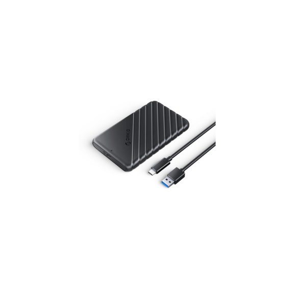 Orico 25PW1-C3 külső ház, 2.5", USB Type-C, SATA3, fekete