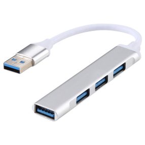 A89 USB3.0 - 4xUSB3.0 USB HUB, ezüst