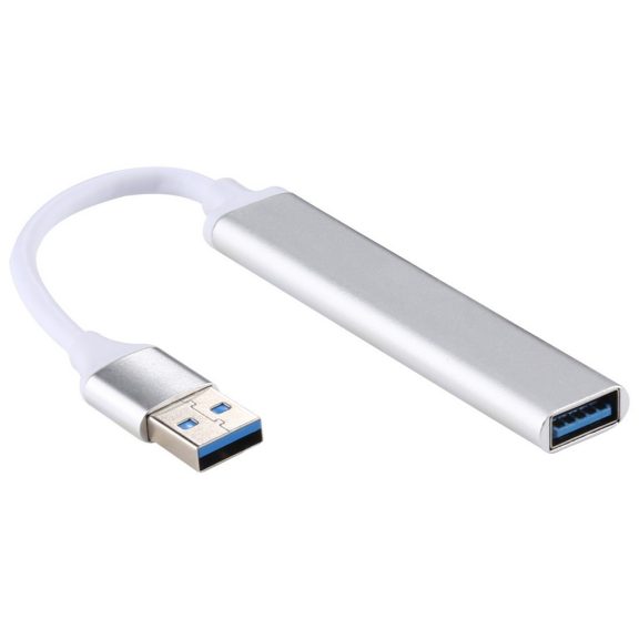 A89 USB3.0 - 4xUSB3.0 USB HUB, ezüst