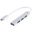 T81 Type-C - 4xUSB3.0 USB HUB, ezüst