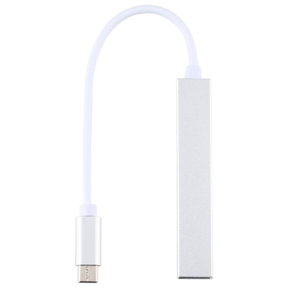 T81 Type-C - 4xUSB3.0 USB HUB, ezüst