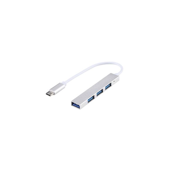 T81 Type-C - 4xUSB3.0 USB HUB, ezüst