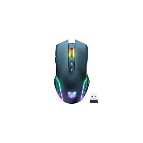 Onikuma CW905S gamer egér, vezeték nélküli, RGB világítás, 3600 DPI, fekete