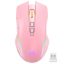 Onikuma CW905S gamer egér, vezeték nélküli, RGB világítás, 3600 DPI, rózsaszín