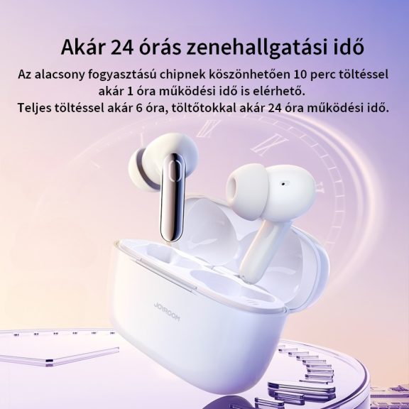 Joyroom JR-BC1 Bluetooth 5.3 ANC headset, fekete