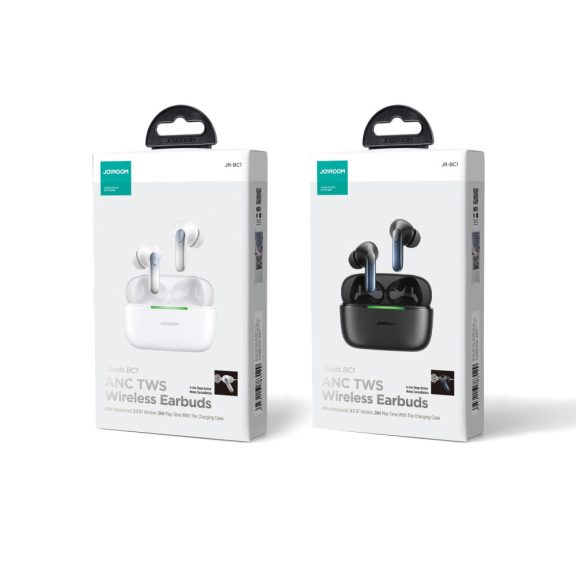 Joyroom JR-BC1 Bluetooth 5.3 ANC headset, fekete