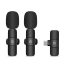 Puluz PU3151B dupla mikrofon, USB Type-C vevőegységgel, csíptetős