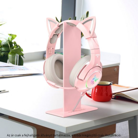 Onikuma ST-1 fejhallgató tartó állvány, pink