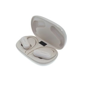 Erazer XT60PRO bézs Bluetooth 5.4 TWS fülhallgató LED kijelzős töltőtokkal