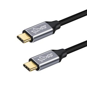 USB Type-C kábel 1.5 m – 100W PD, USB 3.1 Gen 2, 10 Gbps, fekete
