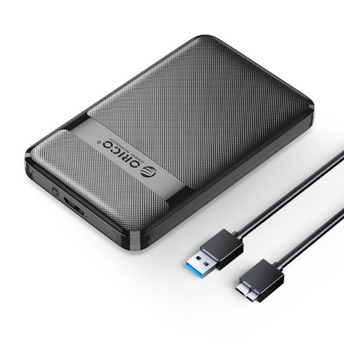 Orico 2577U3-V1 2.5" USB3.0 SATA3.0 HDD külső ház, ABS, 7-9.5mm, fekete