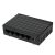 Gigabit Ethernet switch, 5 port, 10/100/1000 Mbps, plug and play, fekete