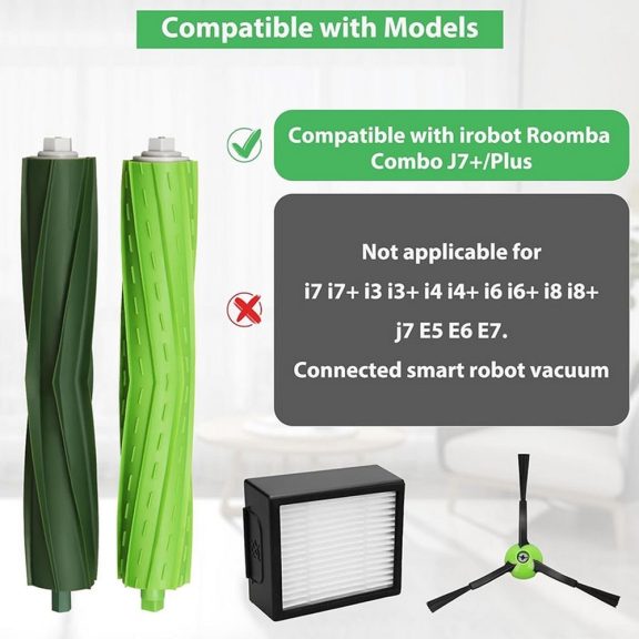 WPOWER iRobot Combo j7+ pótalkatrész szett – mop, kefe, szűrő