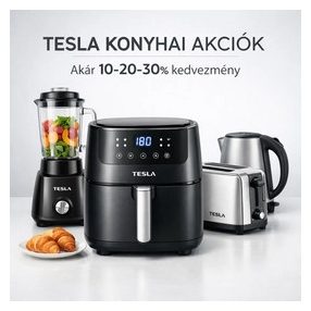 ⚡ Tesla konyhai akciók