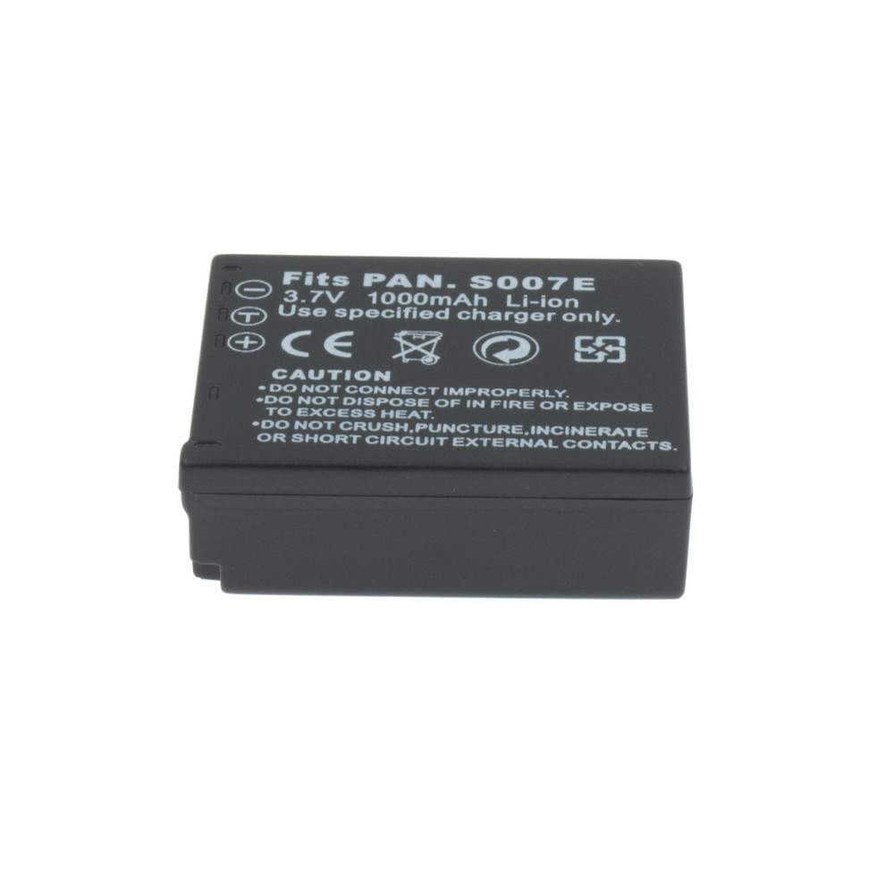 Panasonic CGA-S007 akkumulátor 1000mAh, utángyártott