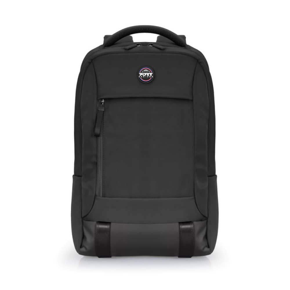 Port Designs Torino II 16" laptop hátizsák, 15L, vízlepergető anyag, fekete