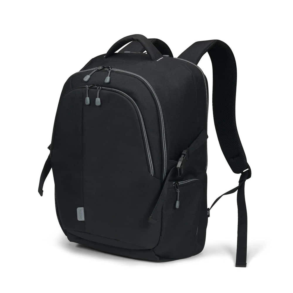 Dicota Eco laptop hátizsák, 15.6" laptop rekesz, esővédő huzat, fekete