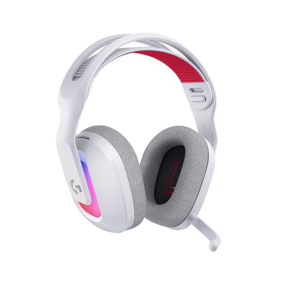 Logitech Astro A20 X vezeték nélküli gamer headset, PLAYSYNC AUDIO, LIGHTSYNC RGB, Fehér
